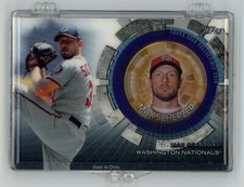 Max Scherzer - 2020 Topps Update Coin Relic Card  #TBC-MS - Rangers, Tigers