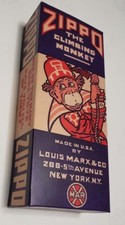 Marx Zippo The Climbing Monkey Empty Box for Tin Toy 1920s type Read