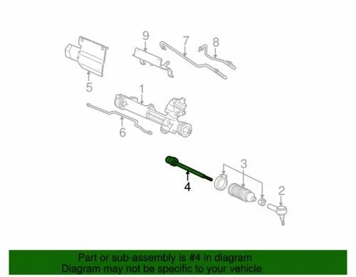 OEM новый подлинный 1997-2007 Ford Taurus Sable 3,0 л внутренний анкерный стержень 1F1Z3280AA - Изображение 2 из 2