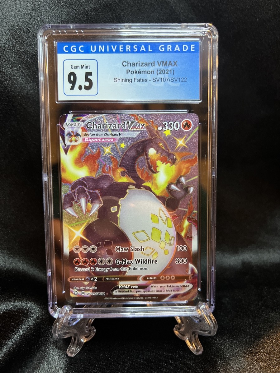 CHARIZARD VMAX Pokémon 2021 CHC Gem Mint 9.5 Shining Fates CHARIZARD VMAX Pokémon 2021 CHC Gem Mint 9.5 Shining Fates