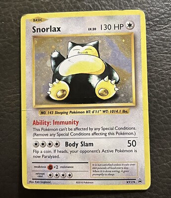 First edition holographic Snorlax card