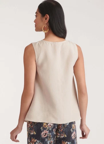 NEW LOOK SEWING PATTERN 6781 MISSES 10-22 EASY LOOSE TOP, WIDE LEG PULL-ON PANTS - Picture 4 of 9