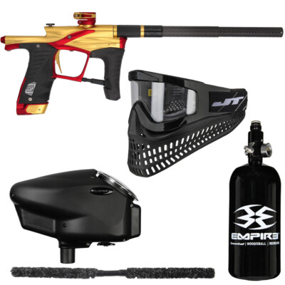 NEW PLANET ECLIPSE EGO LV1.6 SUPER PAINTBALL GUN PACKAGE KIT - FIRE OPAL