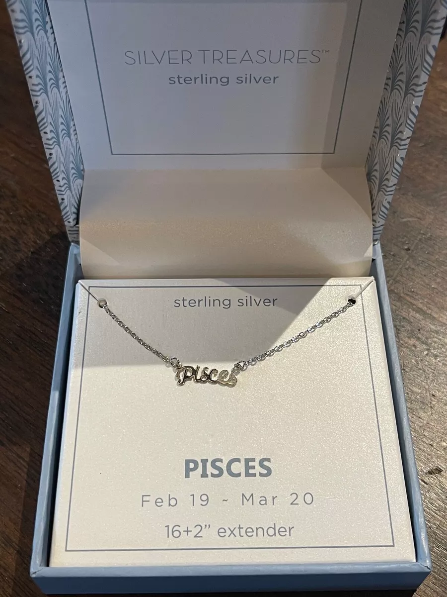 Pisces cheap word necklace