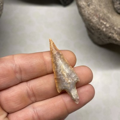 MLC s8388 Neolithic Stemmed Arrowhead Sahara Desert Birdpoint Africa Artifact