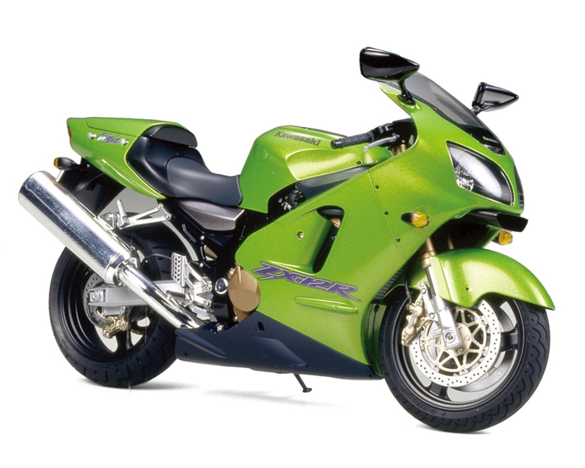 Tamiya 1/12 Kawasaki Ninja ZX-12R Motorcycle Model Kit [TAM14084