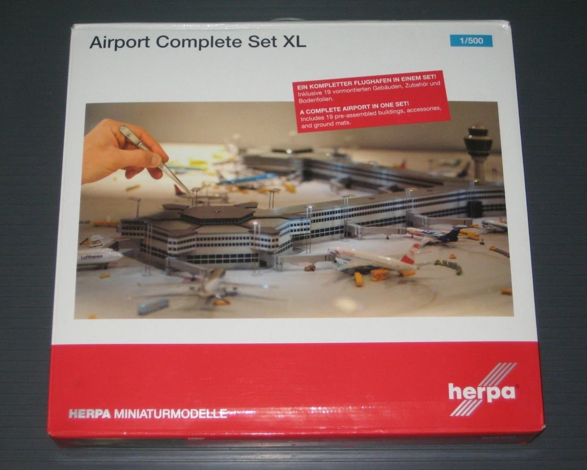航空機・ヘリコプター herpa 1/500 Airport Service Set Herpa Plastic Diecast Aircraft & Spacecraft 1:500 Scale for sale