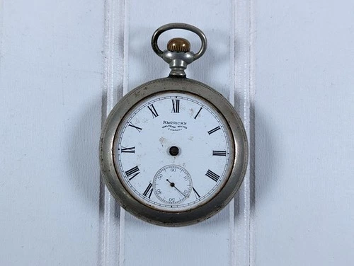 Antique 1883 American Waltham Watch Company Pocket Watch Silverine Not Running