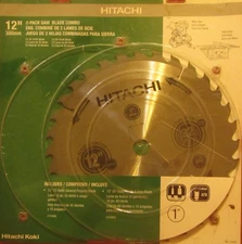 New Hitachi 12"table saw blade,32 teeth, thin kerf, carbide tip original package