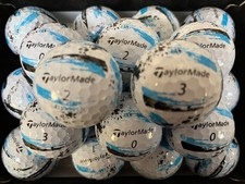12  24 TAYLORMADE SPEEDSOFT INK BLUE PEARL  A GRADE LAKE GOLF BALLS FREE P&P
