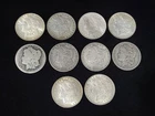 Group of 10 Morgan Silver Dollars Mixed Conditions Lot #18 NICE!