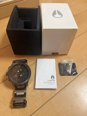 NIXON 51-30 Analog Watch New Battery Included Box With Extra Links