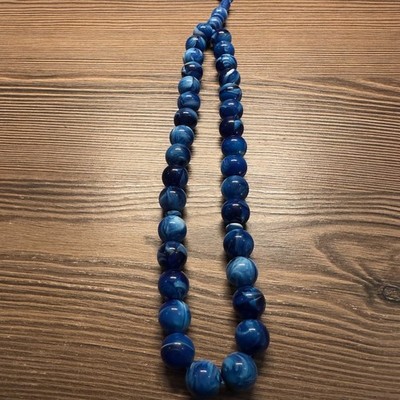 Faturan Blue Islam Rosary Prayer 33 Beads German Bakelite Muslim 60gسبحه