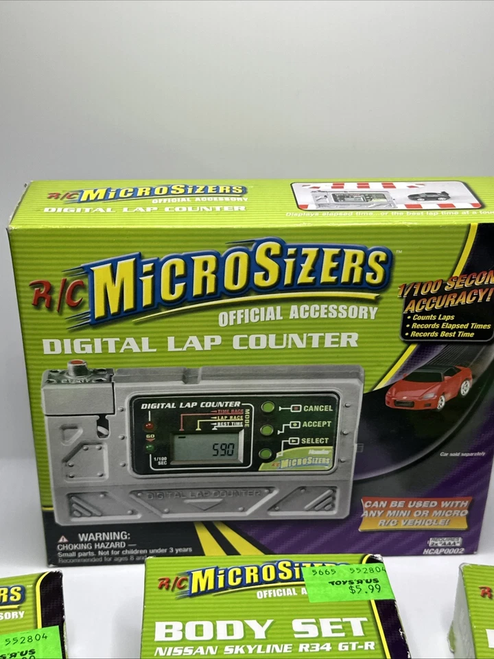 4x Microsizers Body Sets And Digital Lap Counter NEW + FAST SHIPPING  - Image 2 of 4