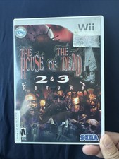 House of the Dead 2 and 3 Return Wii, Complete Edition Adult Owned Clean!