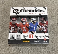 2021 Chronicles Draft Picks Football Mega Box New Green Parallels Playoff