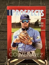 /5 Carlos Colmenarez 2023 Bowman #MP-18 TRUE RED REFRACTOR - MODERN PROSPECTS