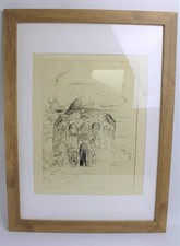Handzeichnung von Otto Dill, Signiert, neu gerahmt