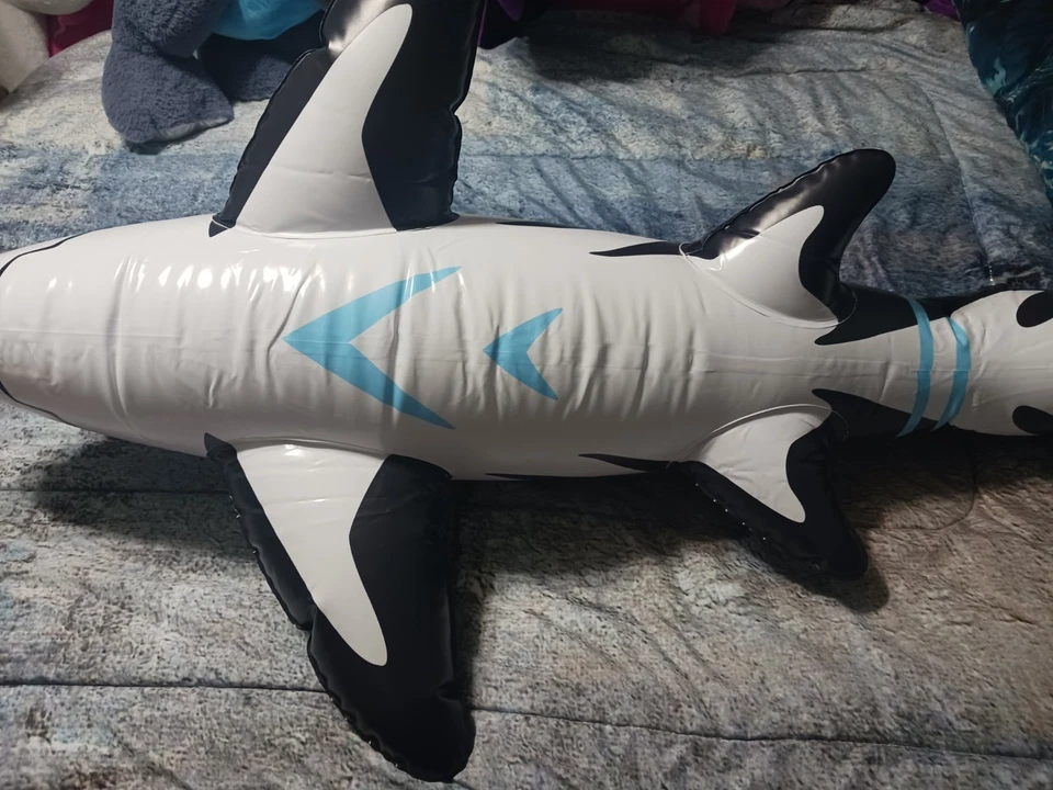 Imaginary Creature Factory (ICF) Shark Bonus Toy Inflatable NIB - Image 2 of 4