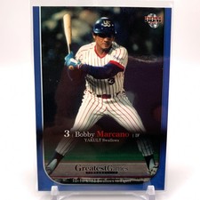 Tarjeta coleccionable de revista de béisbol Bobby Marcano Yakult Swallows pp585
