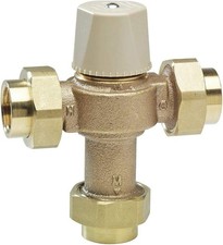 Watts LFMMVM1-UT 3/4" Lead Free Thermostatic Mixing Valve 80-120 Deg 0559119
