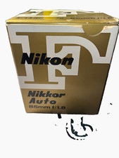 Nikon Nikkor A 85mm f/1.8 Manual Focus Lens Nikon F w/ Box  lens cap