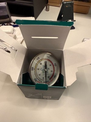 Original Big Green Egg Thermometer Tel-Tru Deckelthermometer 2XL  XLARGE | LARGE