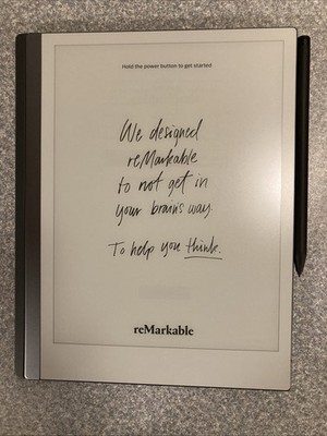 reMarkable 2 10.3  Paper Tablet + Marker Plus + Type Folio