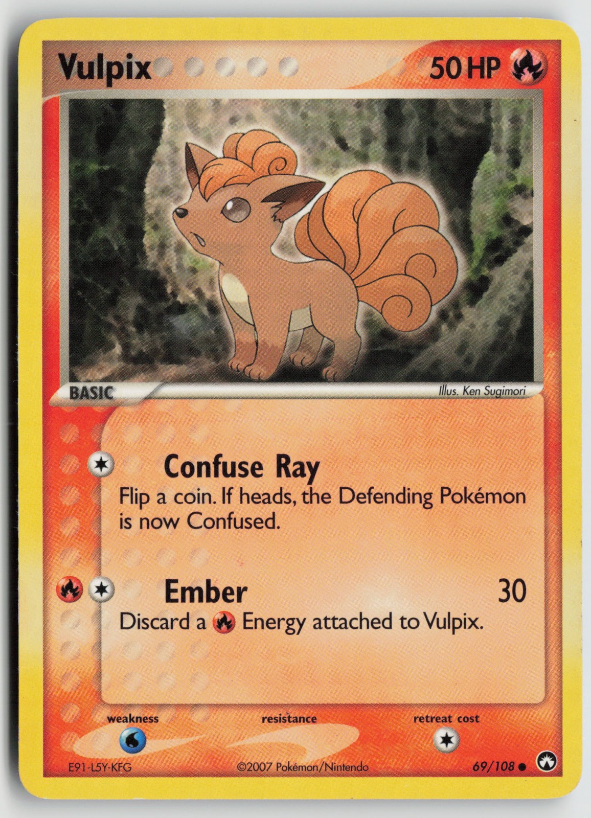 Vulpix Common Power Keepers 69/108 LP - 3
