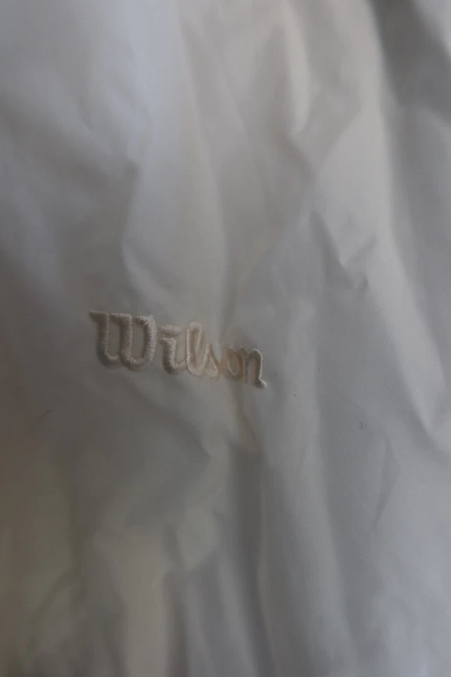 Vintage Wilson Windbreaker Jacket Men's XL Full Zip Colorblock Tennis Golf Retro - Image 4 of 4