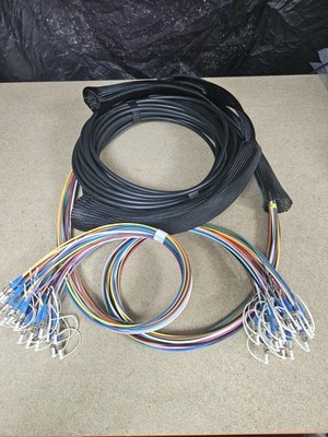 24c Single Mode ST Tactical Style Glasfaserkabel 50M