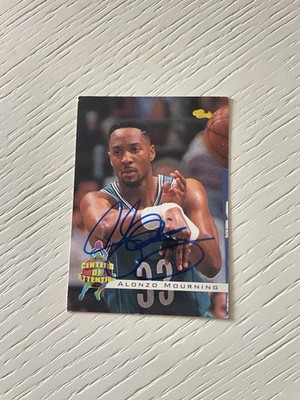 1994 Classic Draft Centers of Attention Alonzo Mourning #68 Signed/autographed