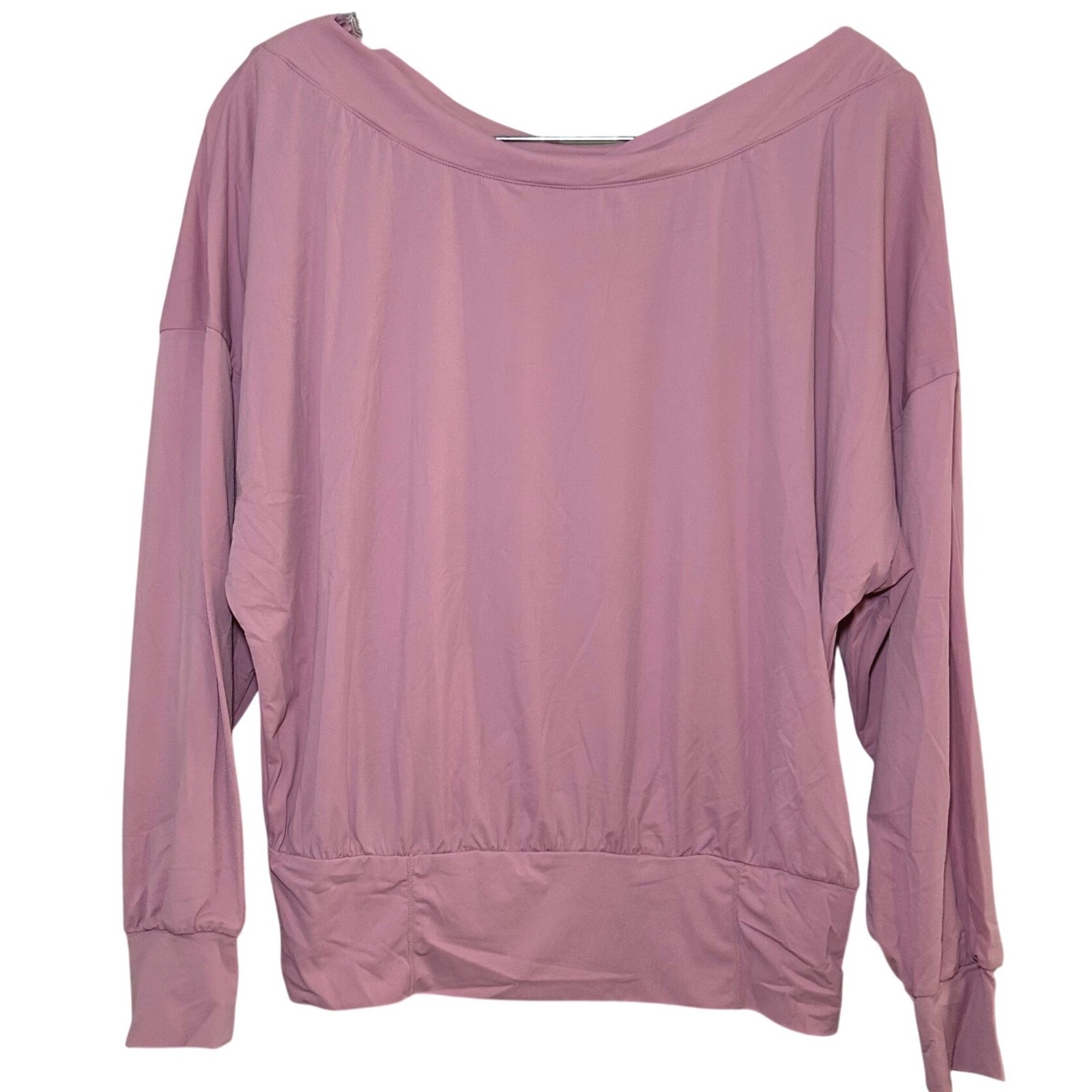 NWT Halara Off-shoulder Oversize Cool Touch Quick Dry Yoga Sports Top Athleisure