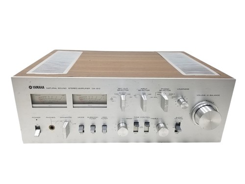 Vintage Yamaha CA-810 Natural Sound Integrated Amplifier TESTED WORKS READ DESCR