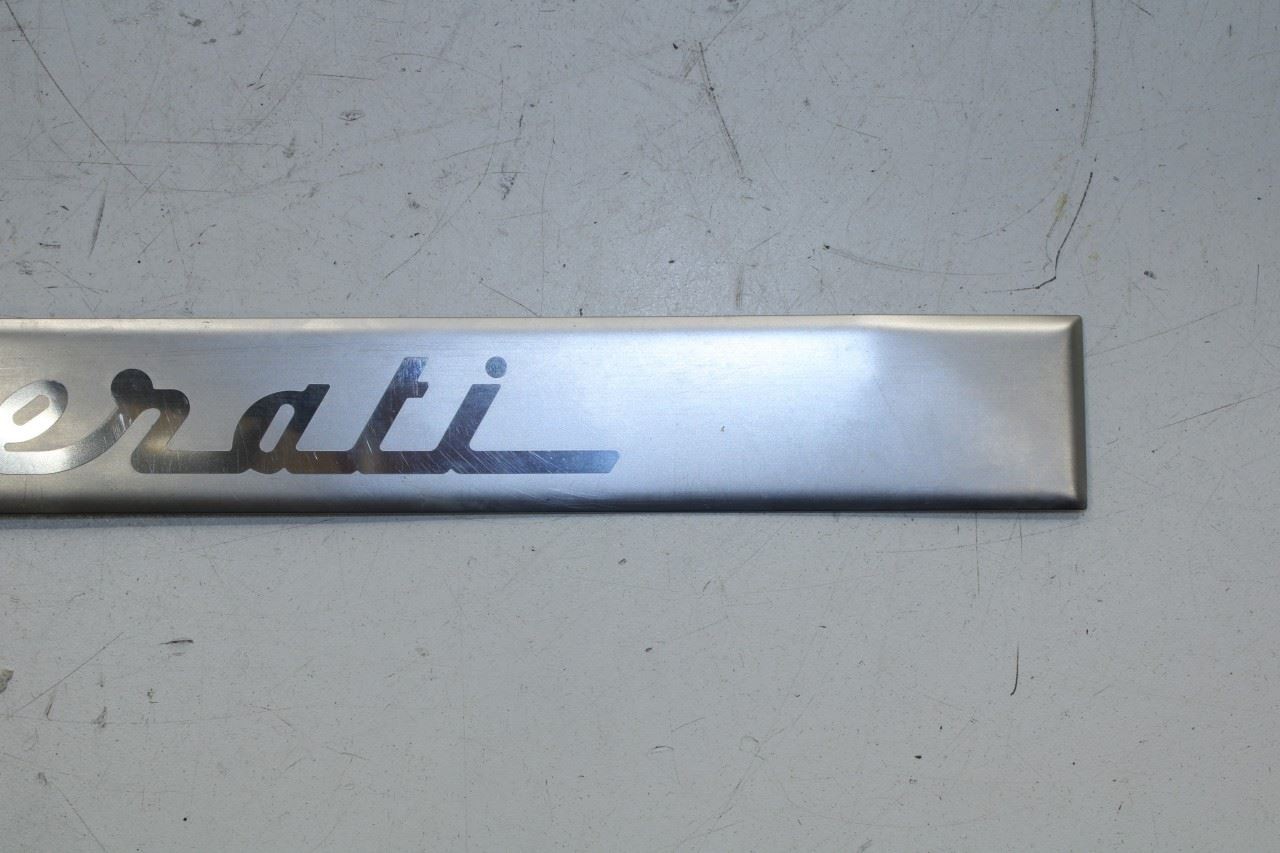 2017-21 Maserati Ghibli Front Right and Left Side Door Step Sill Plate 670013727