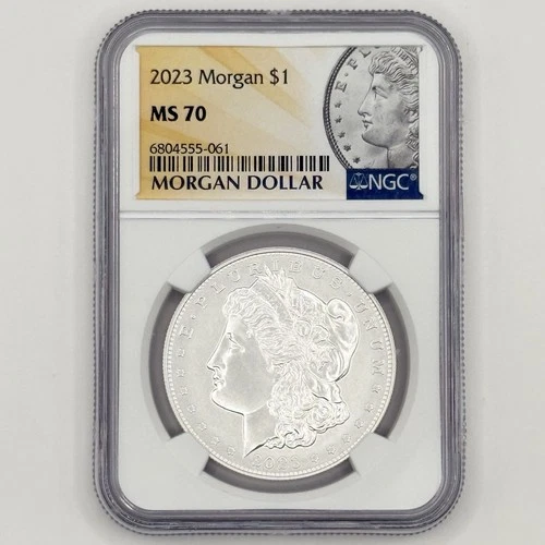2023 $1 Morgan Silver Dollar NGC MS70 Morgan Label