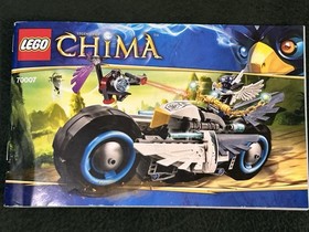 LEGO Legends of Chima Eglor's Twin Bike #70007 Complete With Instructions