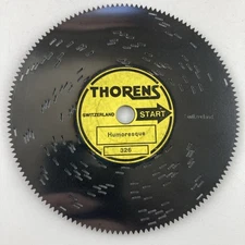 Vintage Thorens Music Box Disc~ Humoresque 326 - Thorens 4.5 inch