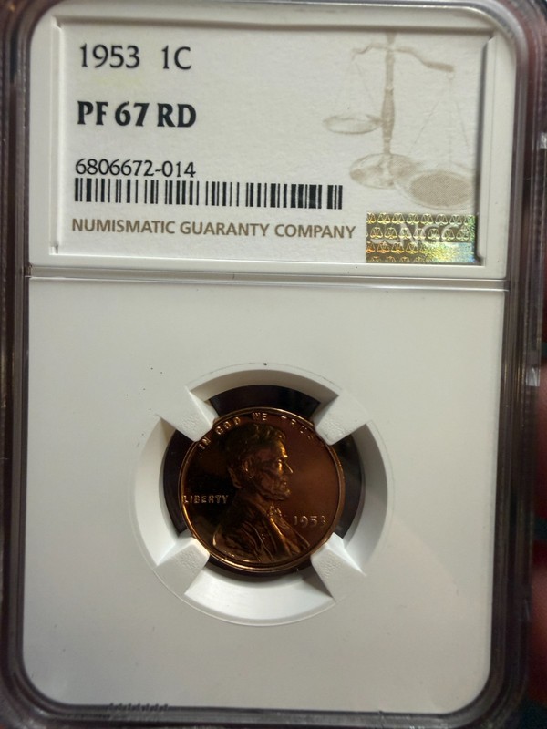 1953 1C PF 67 RD NGC #3785