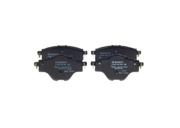 Bremsbelagsatz Scheibenbremse Bosch 0 986 494 805 FüR Opel Picasso A18 308 3008-image