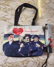 I Love Lucy Tote Purse and Matching Folding Umbrella Episode 110 TV Show Merch