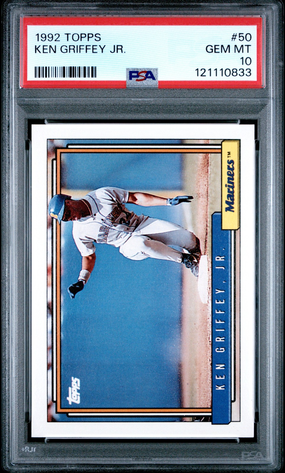 1992 TOPPS #50 KEN GRIFFEY JR. PSA 10