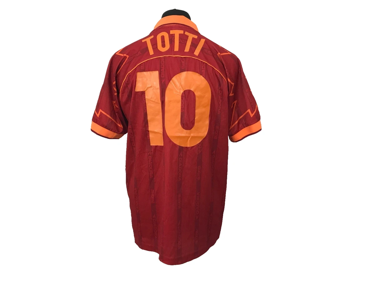 Maillot Vintage AS Roma – Totti – No Match Worn – Jersey Occasion