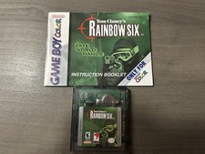 Tom Clancy's Rainbow Six (Game Boy Color, 2000) Cartridge / Manual - Tested