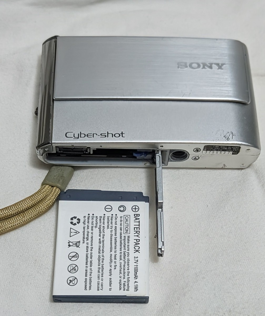 Sony Cyber-shot DSC-T70 8.1MP Digital Camera - Black for