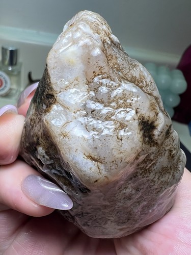 12.1oz Botryoidal Chalcedony Agate Specimen MN Rough Lapidary Cabbing - Picture 17 of 19