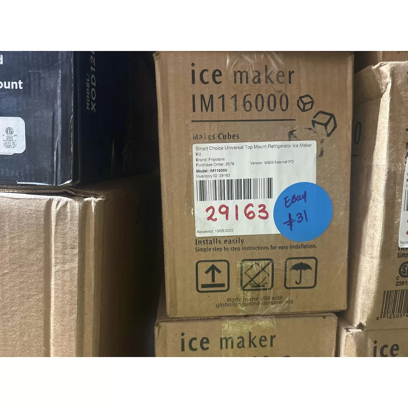 Frigidaire Smart Choice Universal Top Mount Refrigerator Ice Maker Kit New | E31
Opens in a new wind