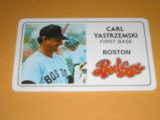 *1981 CARL YASTRZEMSKI PERMA SUPERSTAR CREDIT CARD*