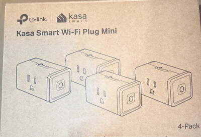 Kasa Smart Wi-Fi Plug Mini by TP-Link (4-Pack) -