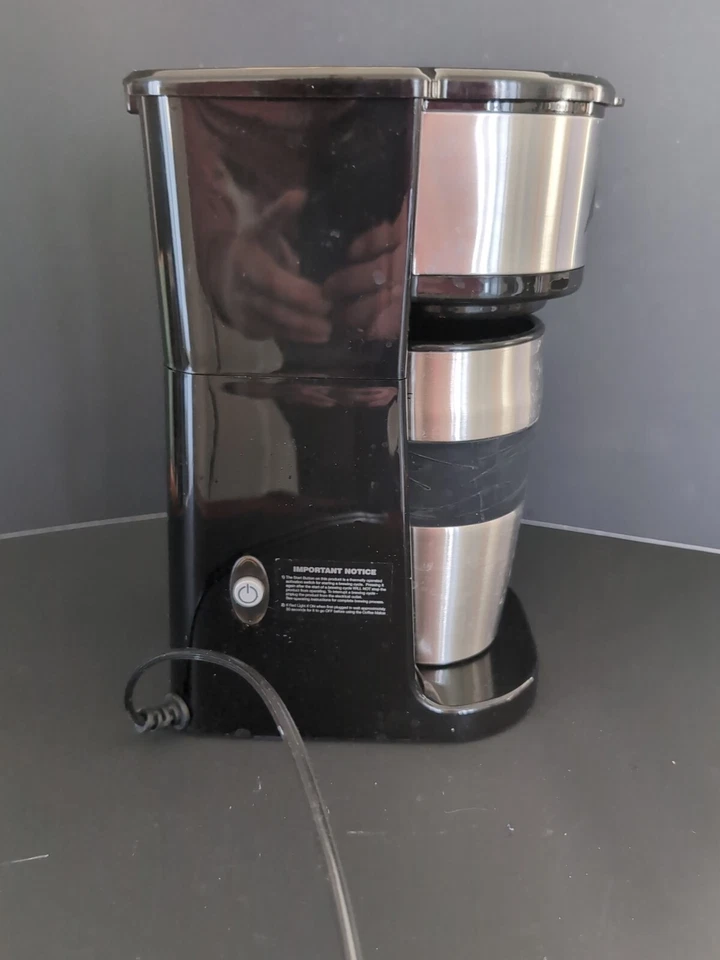 Персональная кофеварка ADIRchef 800-01-BLK Grab N' Go с дорожной кружкой 15 унций - Изображение 2 из 4